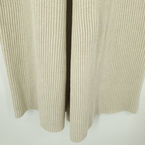House Of CB Mckenzie Ribbed Wide Leg Utility Trousers M Oatmeal/Khaki/Natural - Picture 10 of 16